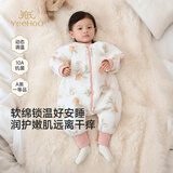英氏（YEEHOO）婴儿睡袋四季乳木果恒温抗菌儿童睡袋分腿防踢被睡袋 山野S