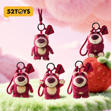 52TOYS草莓熊毛绒绒心事毛绒手机绳盲盒挂件玩具整盒4只中秋节礼物