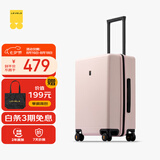 地平线8号（LEVEL8）行李箱男女密码学生登机箱20英寸旅行者经典PC万向轮拉杆箱冰川粉