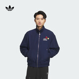 adidas休闲时尚宽松运动夹克外套长袖上衣男秋冬阿迪达斯三叶草