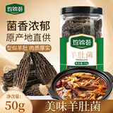 珍锦荟羊肚菌50g山珍云南土特产菌菇南北干货 煲汤火锅食材肉厚