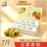 京鲜生河北 翡翠玉露香梨 净重7斤单果300g+ 水果礼盒 源头直发