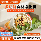 荣事达（Royalstar）果蔬清洗机洗水果神器洗菜机去农药残留多功能食材净化机母婴消毒RSQ-25SY1【钛电解片+无线充电】