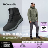 Columbia哥伦比亚户外男子银点热能夹棉轻盈缓震防水雪地靴BM2032 010黑色 43 (28cm)