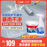立邦固沙剂水泥地面防潮防水涂料屋顶楼顶房顶补漏王5KG 灰色
