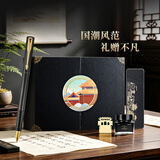 派克（PARKER）【中秋节礼物】钢笔 签字笔 文创国潮马年礼盒生日礼物 威雅XL经典黑金墨水笔+黑墙礼盒