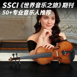 圣维斯SEENWINS1715圣维斯sw100手工小提琴官方初学者成人儿童专业级 SW1715（演奏升级款） 琴盒双色可选（联系客服备注）