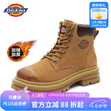 Dickies男士马丁靴高帮时尚男靴工装靴情侣靴男 土黄-加绒 41-男款