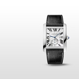 卡地亚(Cartier)坦克系列自动机械手表男款白盘皮带34.3*44mmW5330003