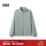 森马（Semir）王安宇同款外套男秋冬双面绒感针织夹克25保温摇粒绒109725108202