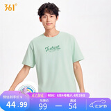 361°t恤短袖夏季男女同款透气宽松印花圆领运动休闲服632623109-7