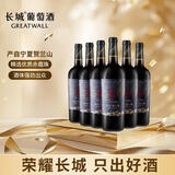 长城宁夏贺兰山塞上星空干红葡萄酒750ml*6整箱装红酒节日送礼