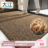 大江入户门地垫脚垫户外门口地毯硬丝进门垫77x120cm