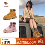 骆驼（CAMEL）山丘经典大黄靴马丁靴户外工装靴 L23W076065 土黄 37