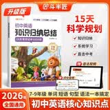 2026斗半匠初中英语知识归纳总结七八九年级英语知识练习复习大全英语知识清单重点知识点巩固初中英语知识大全 开学季