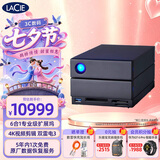LaCie雷孜 移动桌面硬盘 16TB  企业级 2big Dock 机械硬盘 Type-C/雷电3/4  双2盘位磁盘阵列 CMR垂直
