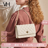 VANESSA HOGAN VH女包极光菱格包轻奢百搭小香风链条单肩斜挎包七夕礼物送女友