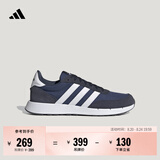 adidas RUN 60s 2.0复古休闲舒适跑步鞋男女阿迪达斯官方轻运动   牛仔蓝/白   43