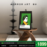 MORRORART 莫纳 Y1时光相册歌词音箱无线蓝牙音响悬浮字幕家用桌面日历电子相框智能生日礼物国家补贴基础款