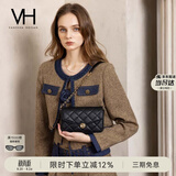 VANESSA HOGAN VH女包山茶花方包轻奢简约菱格腋下单肩小包通勤斜挎包生日礼物