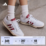 adidas ENTRAP美式校园风运动少年感复古篮球风板鞋男女阿迪达斯   白色/红色   36.5