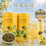 福茗源茶叶花草茶 桂花乌龙茶 花香冷泡茶三角袋泡水喝花果茶包罐装125g