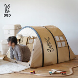 DOD 日本精致户外野营儿童帐篷游戏屋室内女男孩宝宝玩具屋T1-750-TN 卡其色T1-750-TN