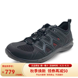 爱步（ECCO）透气男鞋 热酷户外网孔透气多功能运动鞋825774（注塑一体工艺） 黑色-51052(保税仓发) 46 （大码不退换）