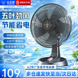钻石牌电风扇家用台式风扇宿舍卧室台扇客厅办公室台风扇节能省电摇头电扇FT-35-1