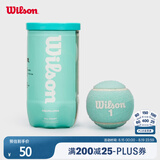 Wilson威尔胜2025全新配色罐装网球2颗装 知更蓝色【球上数字随机】