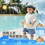 巴拉巴拉童装儿童短袖套装婴儿夏装2026新款男童女童宝宝t恤裤子两件套潮