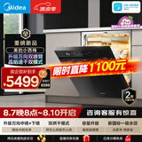 美的（Midea）【小西梅X7黑】新一级水效 洗碗机嵌入式150升以上 万向喷臂 105℃热风烘干 晶焰速干