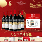 台阶阿根廷 安第斯山脉 典藏 马尔贝克 红葡萄酒 750ml 整箱 中秋送礼