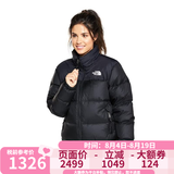 北面（The North Face）美版1996Nuptse男女款羽绒服潮牌经典户外700蓬-鸭/鹅绒随机发 NF0A3XEO女款LE4-黑色 L