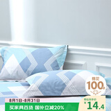 艾薇 A类全棉枕套 学生宿舍枕头套单人枕芯套 一个装 巴德尔 48*74cm