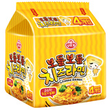 不倒翁韩国进口 奥多吉芝士风味拉面 444g（4包入）真芝士拉面 韩式泡面