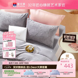 富安娜法兰绒四件套冬季防静电床品加厚床单被套单双人套件203*229cm