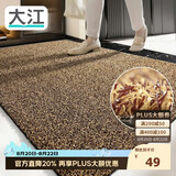 大江入户门地垫脚垫户外门口地毯硬丝进门垫57x87cm