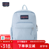 JANSPORT杰斯伯书包轻便双肩包男女旅行包简约背包电脑包学生校园 7ZNZ7G7雾霾蓝-隔层+侧袋+厚底