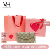 VANESSA HOGAN VH女包山茶花信封包轻奢老花链条小包单肩斜挎包七夕礼物送女友