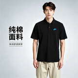 耐克NIKE运动T恤春夏男翻领舒适短袖  POLO衫FN3895-011黑XL