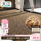 大江入户门地垫脚垫户外门口地毯硬丝进门垫57x87cm