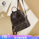 老人头女士双肩包女大容量背包女书包运动旅行包女包七夕女友情人节礼物