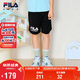 FILA斐乐儿童童装短裤2026年夏季男女童中大童休闲宽松五分裤