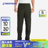 迪卡侬（DECATHLON）户外运动时尚休闲裤长裤工装男秋摇粒绒抓绒加绒保暖裤SOL 摇粒绒内里 - 低调绿 XXL