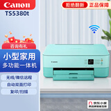 佳能（Canon） TS5380t打印机家用小型手机彩色照片喷墨无线复印扫描智能一体机办公学生双面 绿ts5380套餐2【8瓶墨+140张相纸】