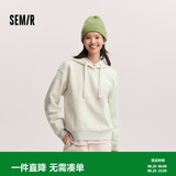 森马卫衣女绣花连帽宽松上衣春秋休闲外套101125116004