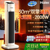 海尔（Haier）取暖器暖风机家用电暖器遥控电暖气速热节能直流双风轮热风机轻音立式小太阳烤火炉卧室办公暖风扇 【Pro语音款】省电ECO  HNF-S2050AP