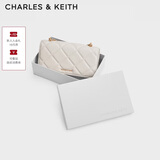 CHARLES&KEITH质感菱格链条小方包钱包斜挎包包女包生日礼物送女友CK6-10680924
