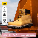 卡特（CAT）工装靴大黄靴马丁靴男鞋牛皮固特异夏季户外工装靴P725756经典款 经典款 45